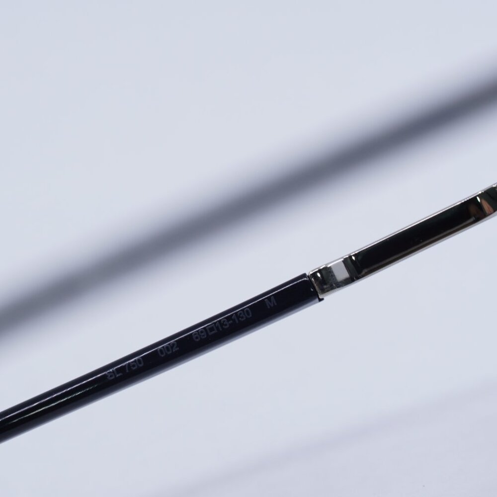 🕶️ New Saint Laurent SL750 002 Sunglasses - Silver Frame, Grey Frame - Picture 7 of 11